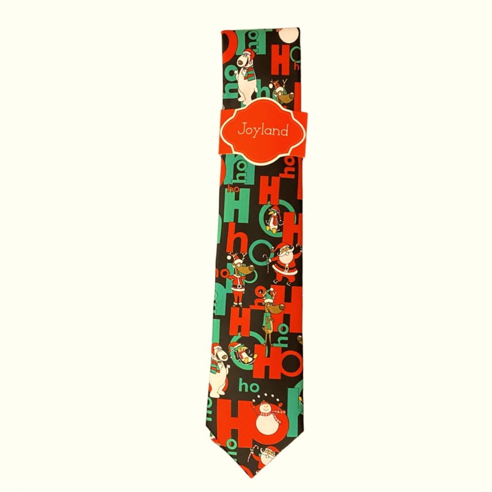 Joyland Christmas Ho Ho Ho Tie